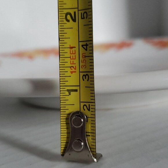 Fiestaware Fiesta Fall Leaves Acorn Ceramic 9" Luncheon Plate Classic Rim White - Picture 8 of 16